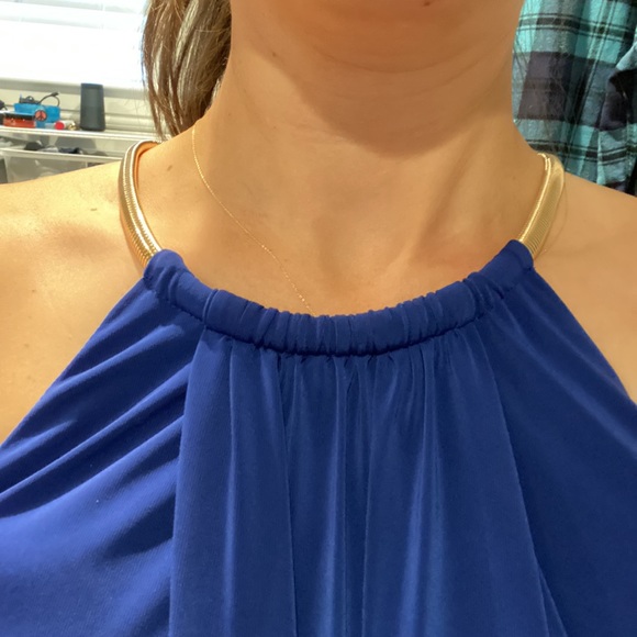 Beautiful Cobalt Blue Cocktail Dress - Picture 2 of 3